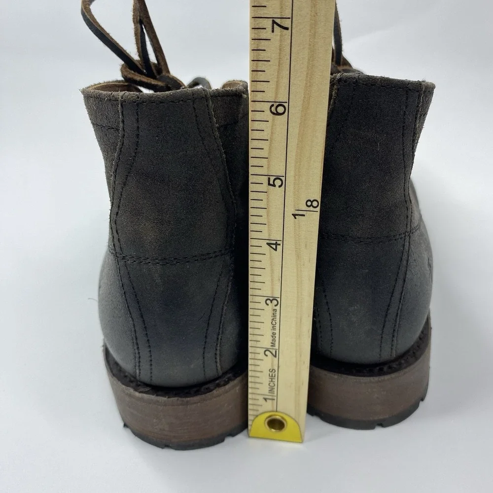 Frye Bowery Chukka Men's Ankle Leather Boots Size 9D Dark Brown‎ Lace Up